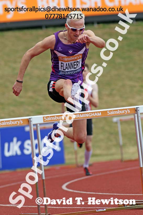 Mens 400 metres hurdles, Sainsbury's British Champs, Alexander Stadium, Birmingham. Photo: David T. Hewitson/Sprts for All Pics
